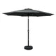Instahut Outdoor Umbrella 3m Base Beach Pole Garden Tilt Sun Patio UV Black - Mekamart Australia