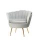 Artiss Armchair Velvet Grey Callista - Mekamart Australia