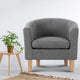 Artiss Abby Fabric Armchair - Grey - Mekamart Australia