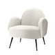 Artiss Armchair Boucle White Hanes - Mekamart Australia