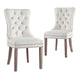 1 Set of 2 Artiss Dining Chairs Beige Velvet - Mekamart Australia