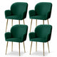 Artiss Dining Chairs Set of 4 Velvet Armchair Green - Mekamart Australia