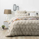 Medallion Cotton Vintage Washed Tufted Stone Quilt Cover Set by Park Avenue King - Mekamart Australia