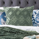 Medallion Sage Cotton Vintage Washed Tufted Super King Quilt Cover set by Park Avenue - Mekamart Australia