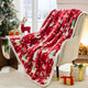 Christmas Throw Blanket, Christmas Decorations Gifts for Women, Sherpa Flannel Fleece Winter Holiday Blanket, Fluffy Cozy Soft Christams Throws for Couch Sofa Bed, ChristamsRhombus, 50" X 60" - Mekamart Australia