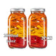 large capacity food storage jar, food-grade glass jar, airtight storage jar, pickle jar, grain storage, snack storage, tea storage, pantry organisation, Australian kitchen - Clear - Size 64oz-2pcs