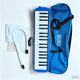 32-key melodica, 37-key melodica, student melodica, beginner melodica, musical instrument, music education, portable instrument, Australian students, classroom music - Blue - Size 37