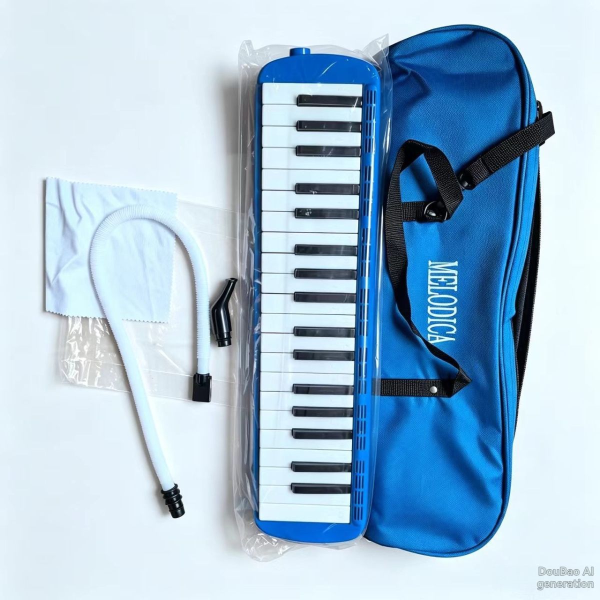32-key melodica, 37-key melodica, student melodica, beginner melodica, musical instrument, music education, portable instrument, Australian students, classroom music - Green - Size 32