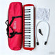 32-key melodica, 37-key melodica, student melodica, beginner melodica, musical instrument, music education, portable instrument, Australian students, classroom music - Red - Size 37