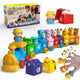 wooden toolbox, animal themed toy, building set, kids construction toy, fine motor skills, creative play, educational toy, birthday gift, Children's Day gift, Australian toy - Multi - Size set