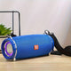 Portable Wireless Speaker Bluetooth Speaker Flashing LED Lights Party Speaker - Blue - Size 01