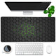Extra Large Gaming Mouse Pad with Hexagonal Design – Anti-Slip Desk Mat for Keyboard, Mouse & Office Use, Durable Stitched Edge, Smooth Fabric Surface (Black)