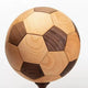 Handcrafted Wooden Football Puzzle – 3D Mortise and Tenon Soccer Ball Assembly Kit |Walnut , Beech Wood | DIY Gift for Adults, Kids & Football Fans - Mekamart Australia
