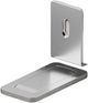 Ultra-Thin Magnetic Door Stopper – Self-Adhesive, Anti-Collision, Windproof, One-Push Locking, Discreet Design for Glass Doors (Steel Gray)