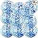 Christmas 10 Pcs Inflateable Sequin Glitter Beach Balls, 24 Inch and 16 Inch Jumbo Pool Confetti Glitter Balls, Swimming Pool Beach Toys for Summer Favor Decorations - Mekamart Australia