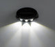 Solar Outdoor Wall Lights (4-Pack): IP44 Waterproof LED Sconces for Garden, Patio & Pathway Lighting(white light) - Mekamart Australia