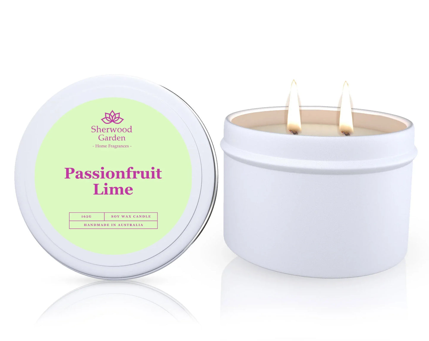 Passionfruit Lime Soy Candle Tin 165g - Mekamart Australia