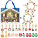 Christmas DIY Jewelry & Craft Advent Calendar(M-13,25*21*1.8) - Mekamart Australia