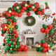Christmas Balloon Combo: 123PCS Arch + Tree Sets (Snowman/Star Foil) - Mekamart Australia