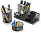 3-set Desk Organisers, Pen Holder For Stationeries & Pencils, Accessories