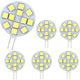 G4 LED Bulb Cool White 6000K Non-Dimmable 6-Pack