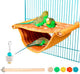 Hamster Hanging Warm Bed House Cage Compatible with Rat Bird Parrot