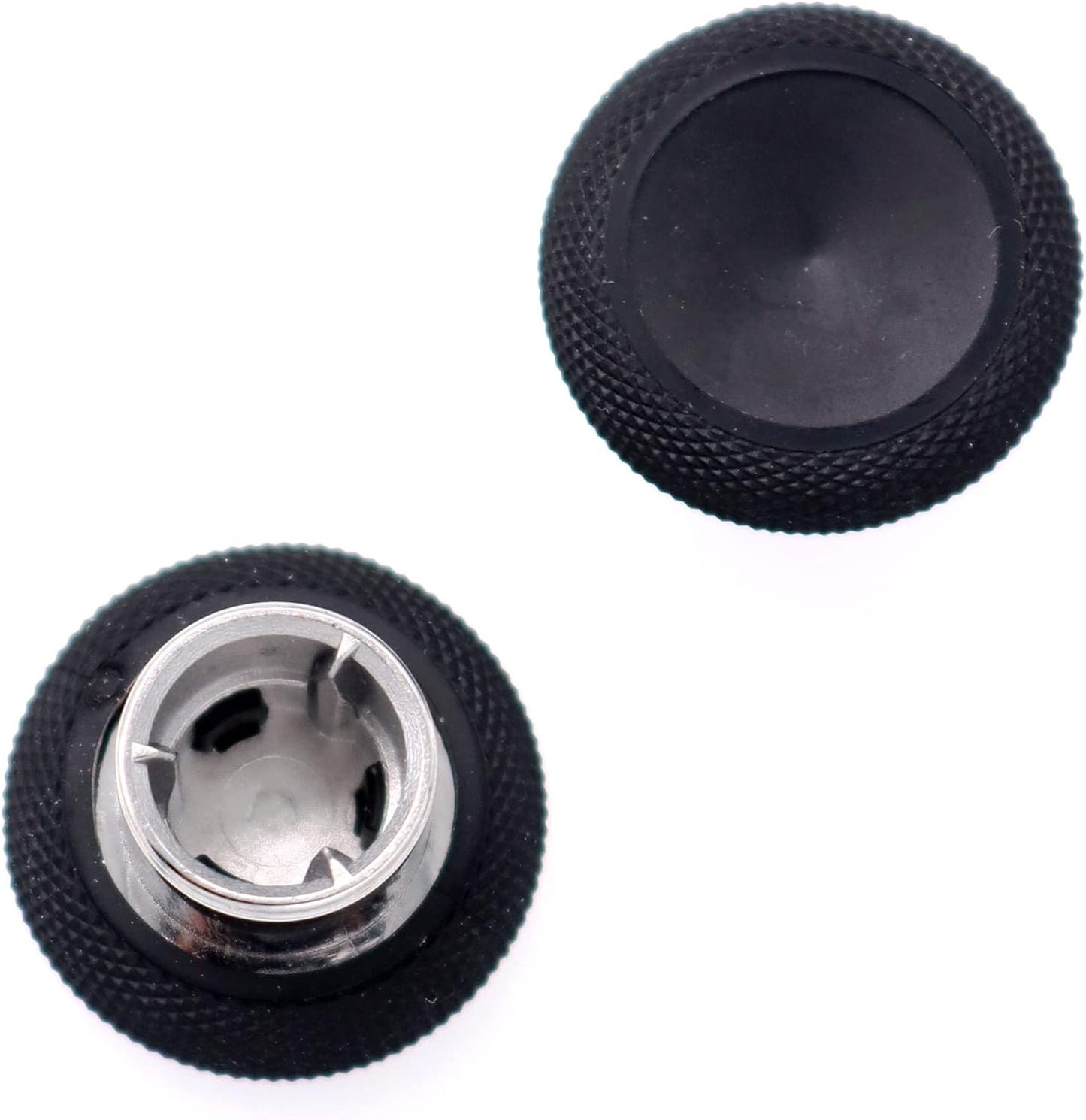 PartEGG 2-pcs Short Concave Magnetic Analog Thumbstick Replacement for Xbox Elite Wireless Controller Series Gen 2 1797 Standard Height Sticks (Black)