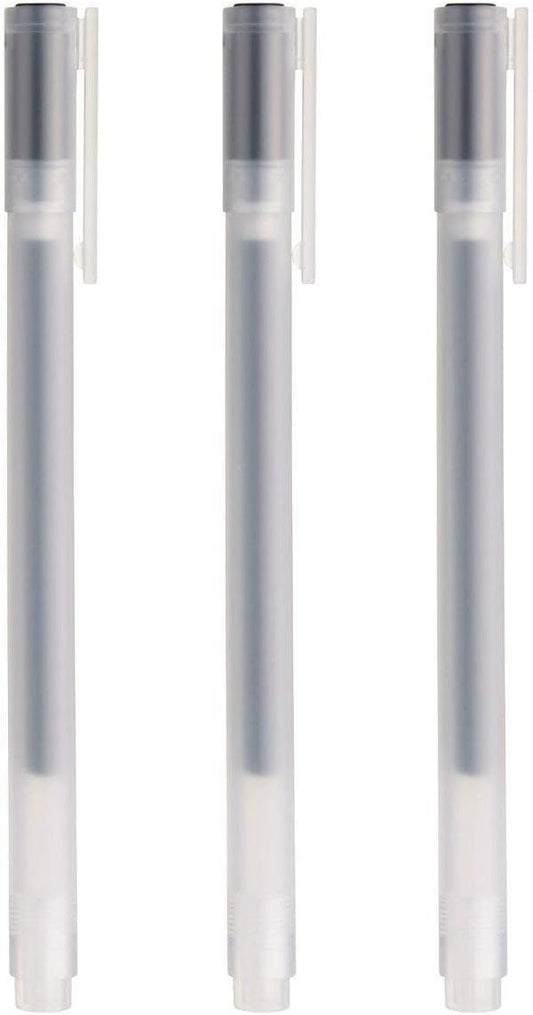 Gel Ink Ball Point Pen, Black, 0.38mm, Pack of 3 (Japan Import) Black