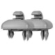 2x Sun Visor Clip Hook Mount Holder Compatible with Audi A1 A3 A4 A5 Q3 Q5 B6 B7 B8