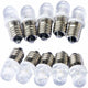 Ersandy 10 pcs E10 12V Spot LED Bulb Lamps Warm White