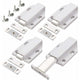 Push To Open 4 Pieces Push Open Push Door Cupboard Magnet Closure For Cabinet Drawer System Magnetic Latch Lock Push