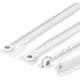 Drawer Slides 400Mm - Pack Of 2 (1 Pair) White Drawer Slide Rails, Partial Extension Slide System - Easy Assembly