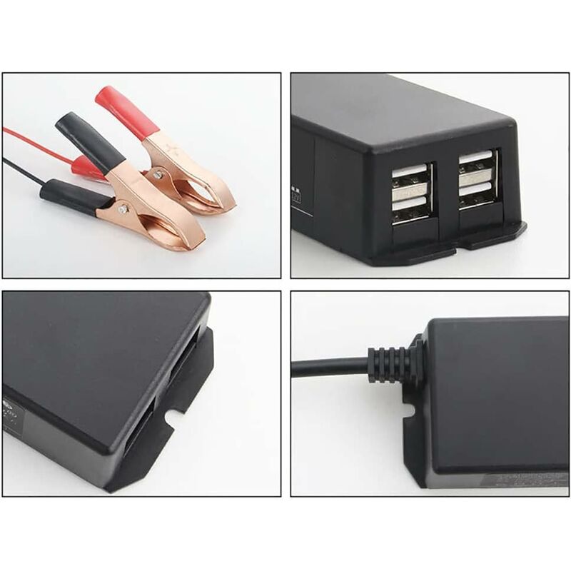 12V 24V To 5V Usb Power Adapter,Waterproof Motorcycle Mobile Phone Charger Usb Motorcycle Charger Motorcycle Usb