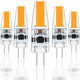 G4 LED 3W 12V Ac/Dc Light Bulbs, G4 3W LED Bulbs Equivalent To 30W Halogen Bulb, 300Lm, Warm White 2700K, Non-Dimmable,
