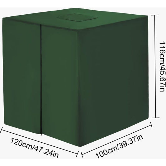 1000L Ibc Tank Cover, 420D Water Tank Cover, Anti-Uv Tank Protection Cover, Ibc Tank Protective Cover With Zipper, 120
