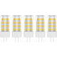 5X G4 LED Lamp 5W Bulb Lamp 51 Smd 2835LEDs Warm White 3000K LED Bulb 500Lm Equivalent To 50W Halogen Lamp Ac/Dc12V