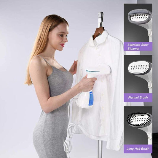 Garment Steamer 1000W 280Ml Handheld Vertical Iron Portable Ironing Wrinkle Remover Fast Heating For Fabric And Textile
