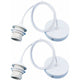 Parts E27 Lamp Socket, Pendant Light Holder Hanging Lamps Accessories With 1M Cable, E27 Lamp Holder With Cable For