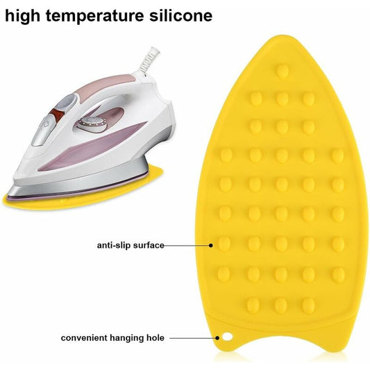 Silicone Iron Rest Pad, Silicone Iron Hot Protective Rest Pad, Heat Resistant Non-Slip Mat For Ironing Heat Resistant