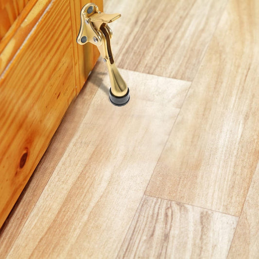Door stop - interior door stop - exterior door stop - door stop - safety door stop - swing and recessed door stop - wall protection - gold