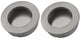 Pull handle - Brushed stainless steel - Round - Ø40mm - Sliding door handle - Set of 2