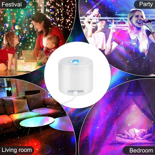 Projector - Starry Sky Projector - Starry Sky Lamp - Night Light Projector - With adjustable speed and brightness - With remote control - For decorating bedrooms, children's rooms, and adults' rooms