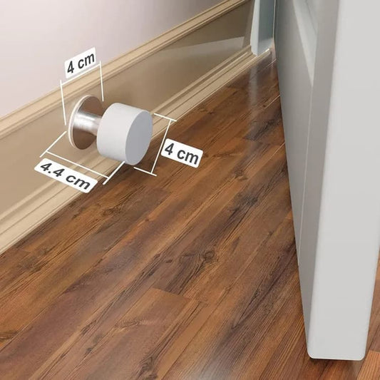2-Pack Stainless Steel Self-Adhesive Door Stop, fits all doors