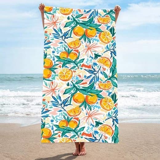 70x140 cm XXL Microfiber Beach Towel, Quick-Drying Lightweight Bath Towel for Beach