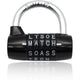 Combination Padlock, Waterproof Rustproof Code Lock, 5 Letter Padlock