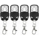 4 Pack Universal Electric Garage Door Remote Control, 433 MHz