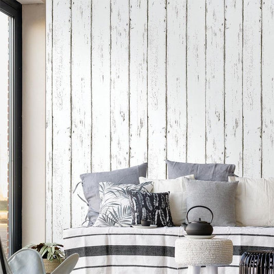 Self Adhesive Vinyl Wallpaper For Furniture Countertop Nordic white maple wood grain Pattern Decorative Sticker,0.45*6M