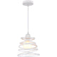 Vintage Metal Cage Pendant Light E27 Retro Industrial Ceiling Light White