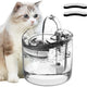 Automatic Cat Water Fountain 1.8L with USB Pump Carbon Filter and Smart Water Mode