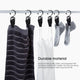 20 Towel clips - Dishcloth hooks - Towel clips - Clips - Buckles - Hooks - Clothes clips - Laundry clips - Clothes clips - Trouser hangers - Boot clips - Sock clips - Black